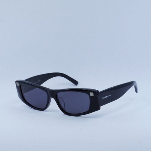 Pre-owned Givenchy Gv40048f 01a Shiny Black/grey 56-14-145 Sunglasses Authentic In Gray
