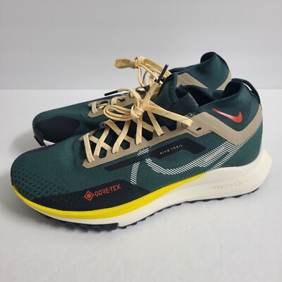 Nike React Pegasus Trail 4 Gore-Tex Shoes FD0317-333 Size 8 Noble Green