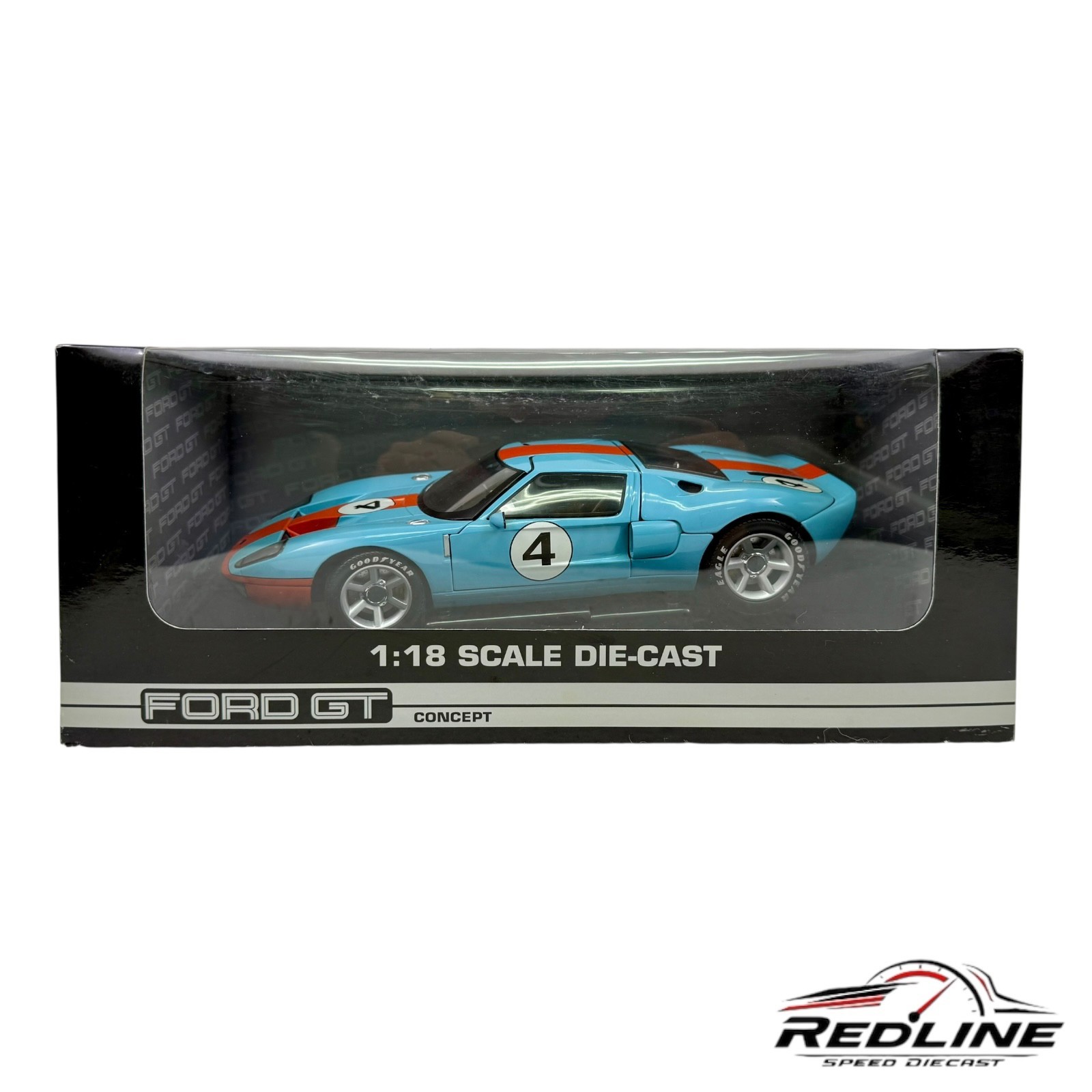 ミニカー FORD GT CONCEPT 1/18 BEANSTALK 2002 Ford GT Concept 1:18 Scale Die Cast NIB The Beanstalk
