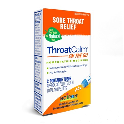 Boiron ThroatCalm On the Go 160 Pellet