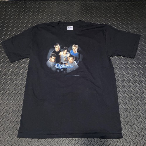 O Town Band Shirt Vintage 2001 All Sport Size Large Black
