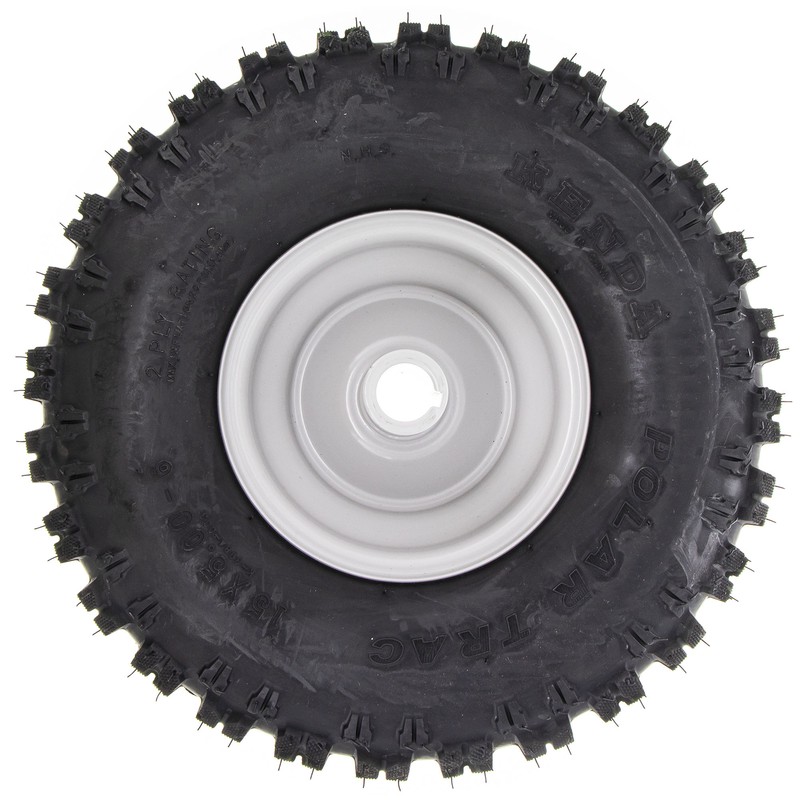 2PK 15x5.006 Carlisle XTrac 2PR Snow Blower Tire & Wheel Assembly