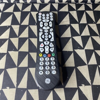 GE 8-Device Universal Remote Control, Backlit, Black, 41567