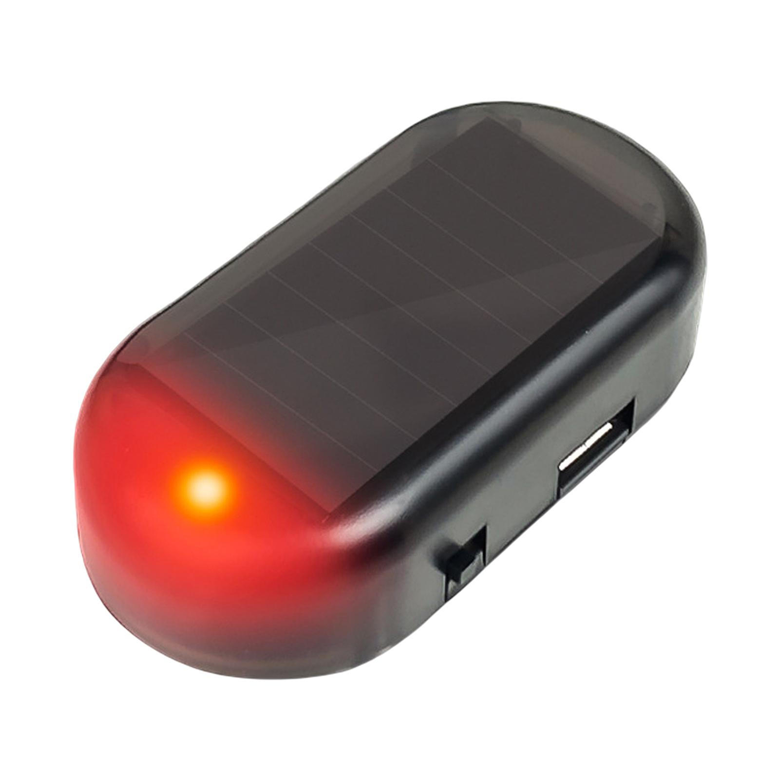 Solar Car Alarm Warning Flash LED Light Fake Security System Anti-theft Signal