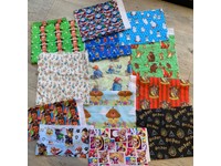 OFFCUT MOOMINS 1980 RETRO MOOMIN TROLL SNORKMAIDEN POLYCOTTON FABRIC CHARACTER