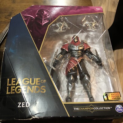League of Legends 6-Inch Zed Collectible Figure The Champion Collection NEW