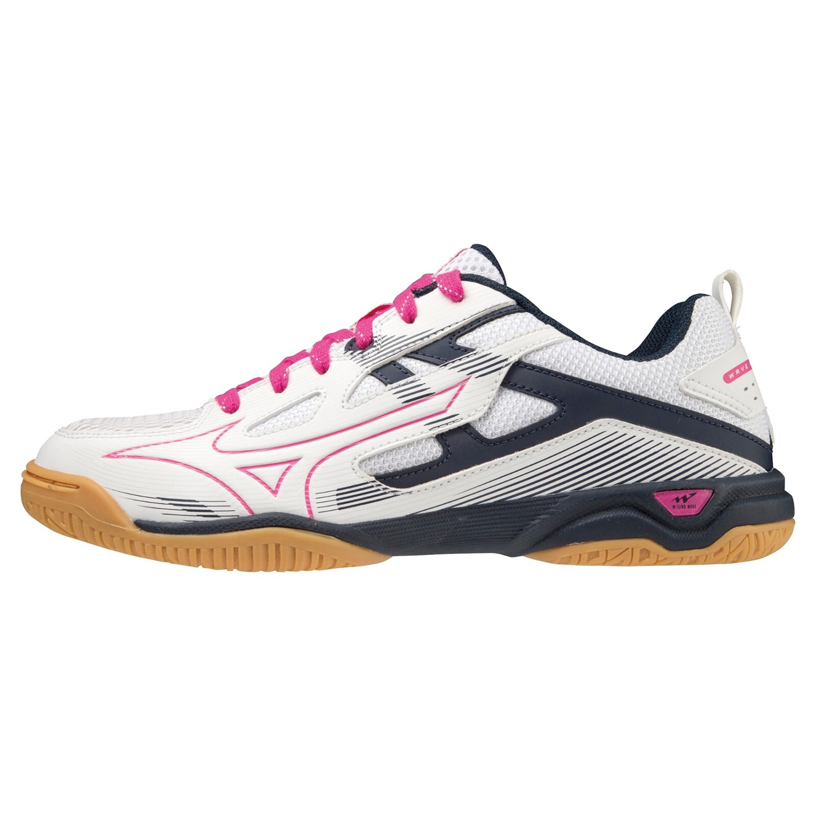 MIZUNO Women's WAVE KAISERBURG 7 WIDE 81GA2220 64 White Pink