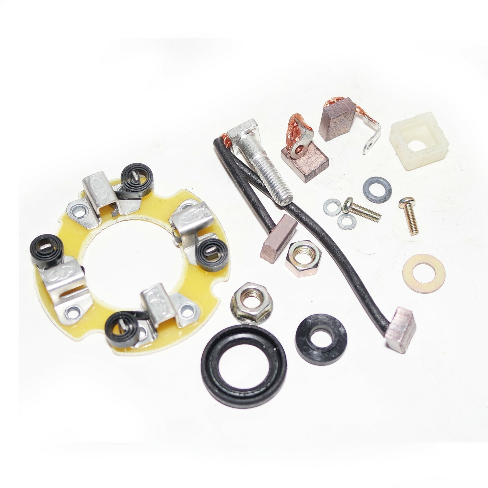 Starter Motor Carbon Plate Brush & Holder For Royal Enfield Bullet 350cc 