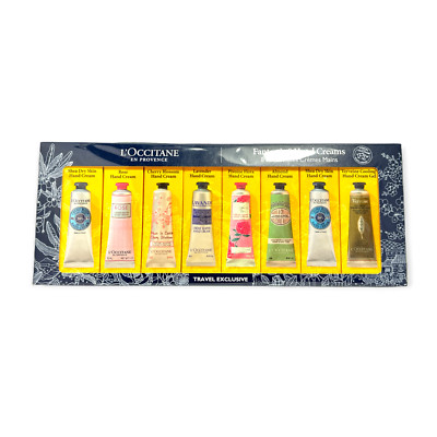 L'Occitane En Provence Fantastic 8 Hand Creams Travel Exclusive 1oz./30ml 7pcs