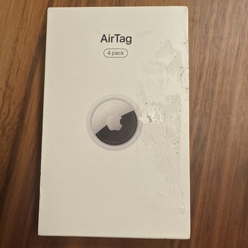 Apple AirTag Tracker 4-Pack, MX542AM/A - White OEM Original