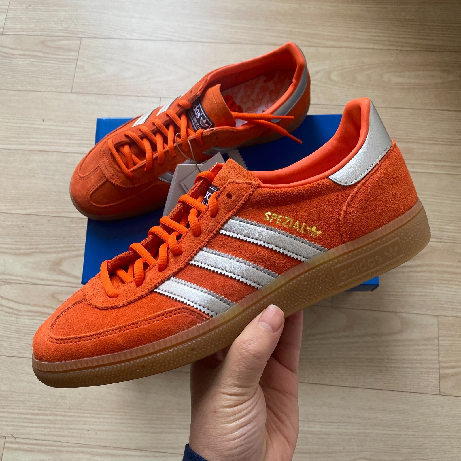 adidas HANDBALL SPEZIAL HP6694 ブラウン/オレンジ adidas Originals アディダス オリジナルス スニーカー HANDBALL