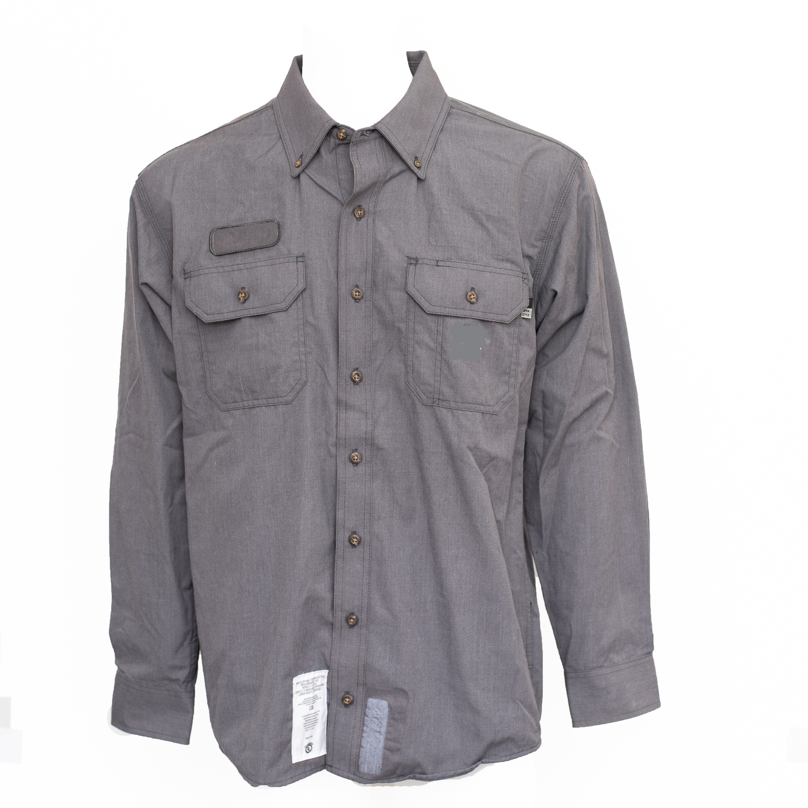 Used Flame Resistant FR Work Shirts Cintas, Workrite, Carhartt, Gray
