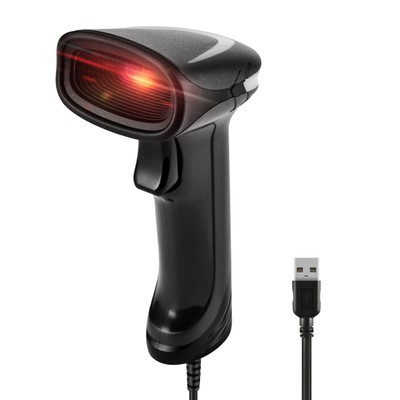 JRHC 2D QR Barcode Scanner Handheld PDF417 Data Matrix 1D Bar Code Scanner Wi...