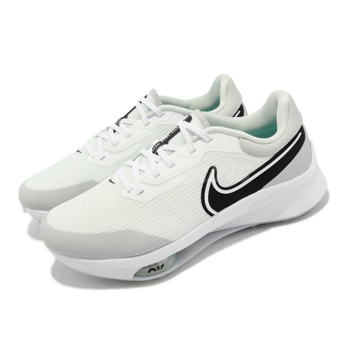 

Nike Air ZM Infinity Tour Next% широкий белый черный серый с шипами для мужчин, гольф DM8446-105, Air Zm Infinity Tour Next% Wide