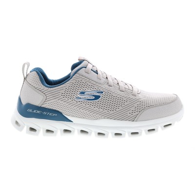 

Skechers Glide Step 232135 Мужские серые парусиновые кроссовки Lifestyle Обувь, Серый, Skechers Glide Step