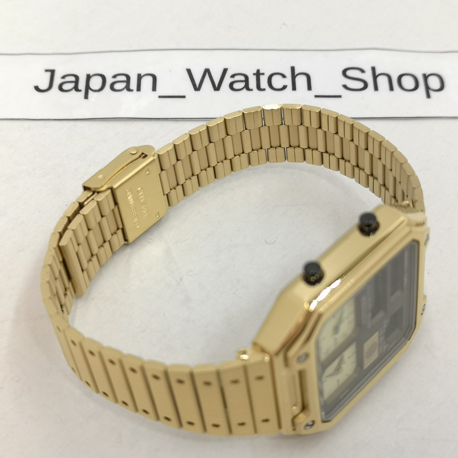 Pre-owned Citizen Record Label Jg2122-60w Gold Chronograph Men's Watch In Box