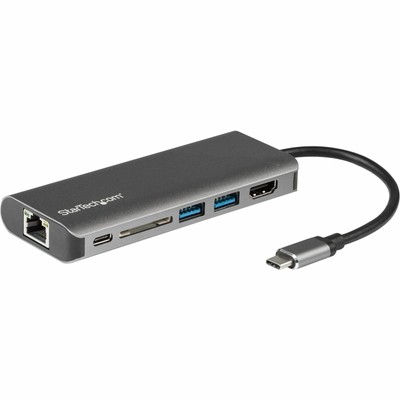 StarTech.com USB C Multiport Adapter, Portable USB-C Dock to 4K HDMI, 2-pt USB 3