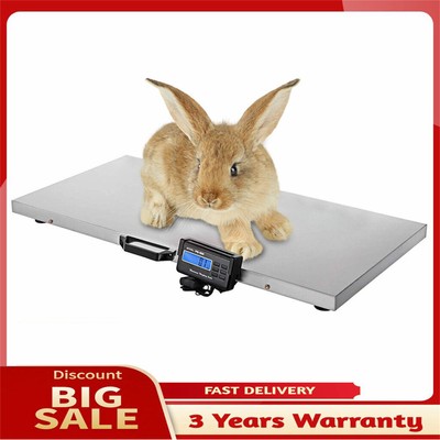 1100 Lbs Heavy Duty Digital Livestock Vet Scale Hog Pet Dog Sheep Goat Scale US
