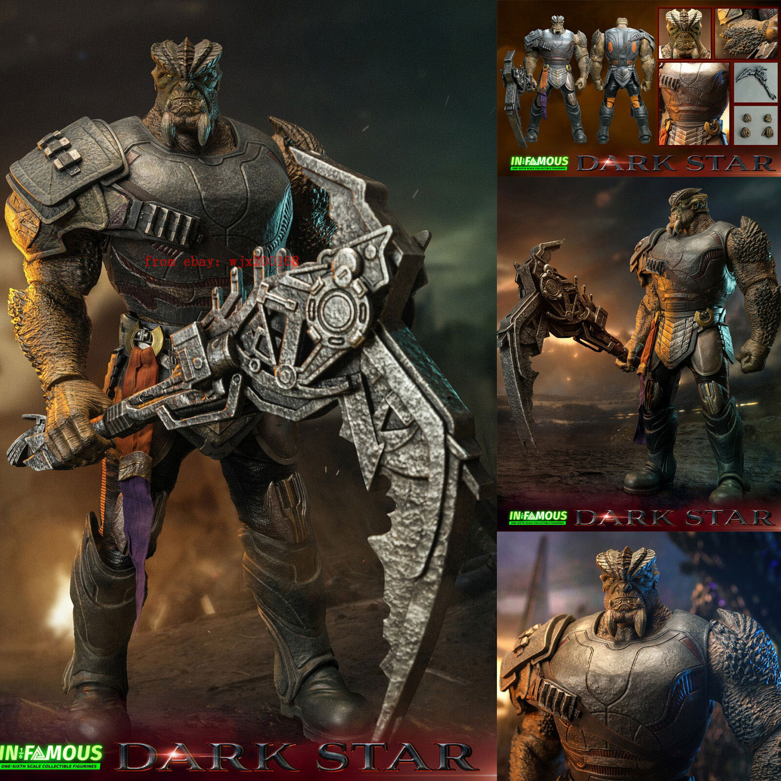 IN-FAMOUS 1/6 Dark Star 未開封新品 IF003 IN-FAMOUS IF003 Dark Star 1/6 Action Figure Model Toys