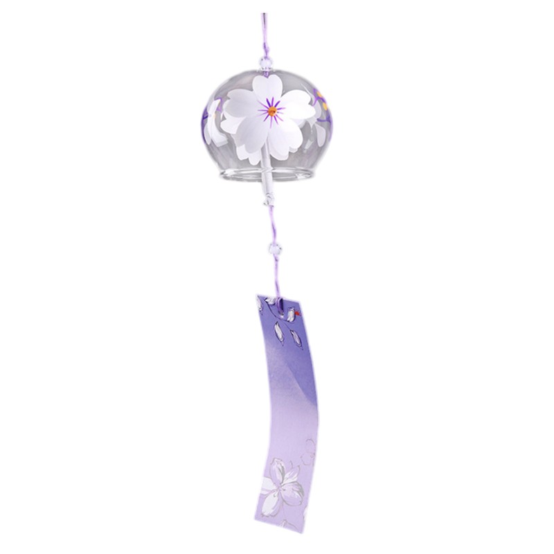 Handmade Glass Furin Wind Bell Home Spa Kitchen Office Decor
