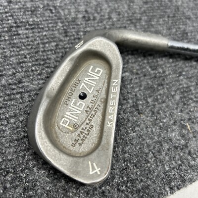 Ping Zing Black Dot 4-Iron Mens RH 39'' Stainless KT-M Shaft Ping Dial a Grip