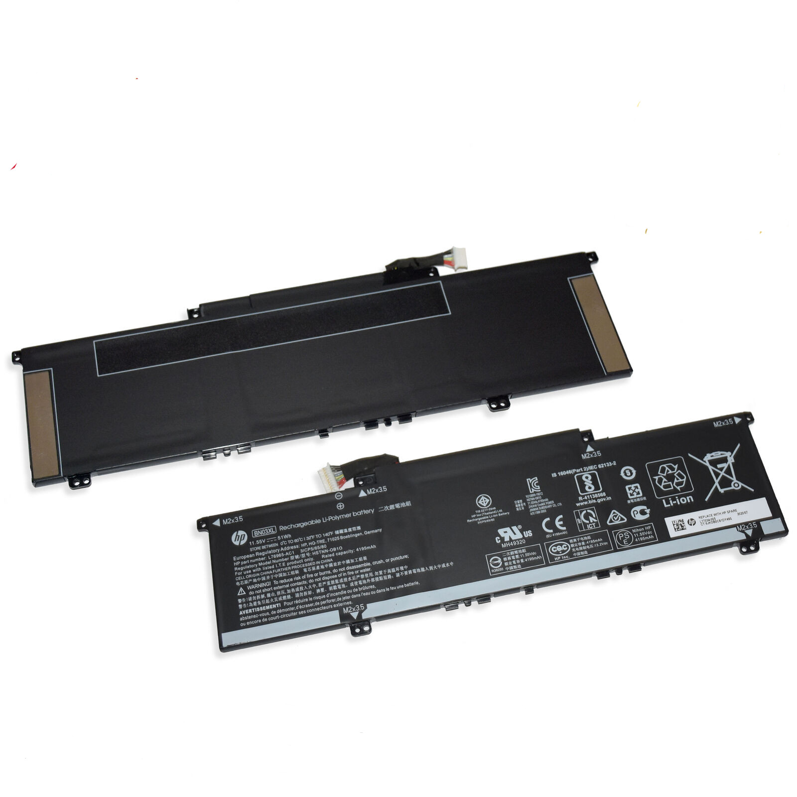 HP BN03XL Li-Polymer 3-Cell 4195mAh 11.4V 51Wh Laptop Rechargeable Battery
