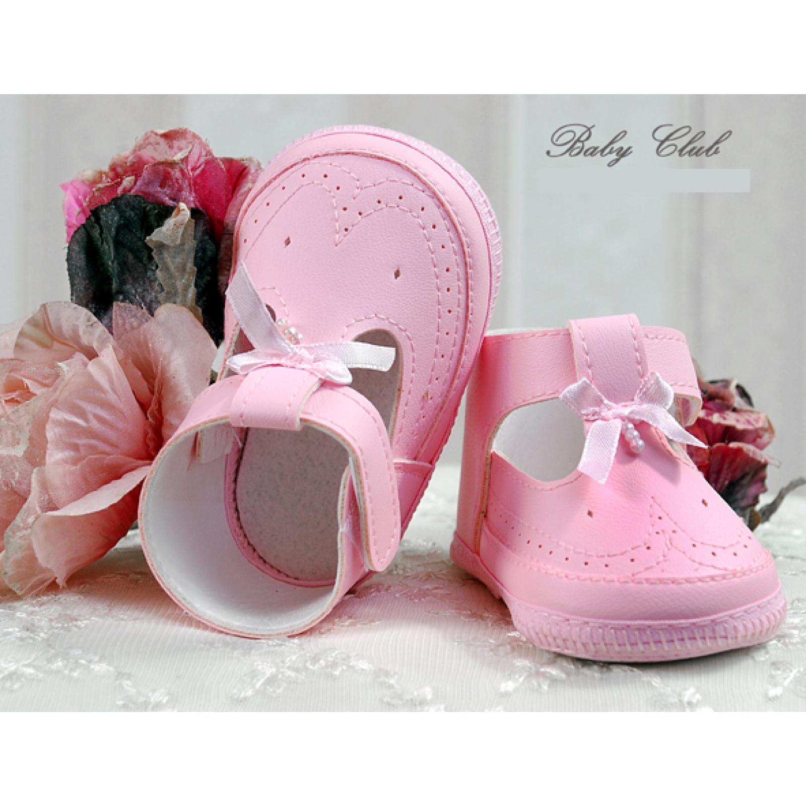 Taufschuhe *Babyschuhe Sandalen rosa Mädchen Kunstleder Mädchen *17 18 19 20* 