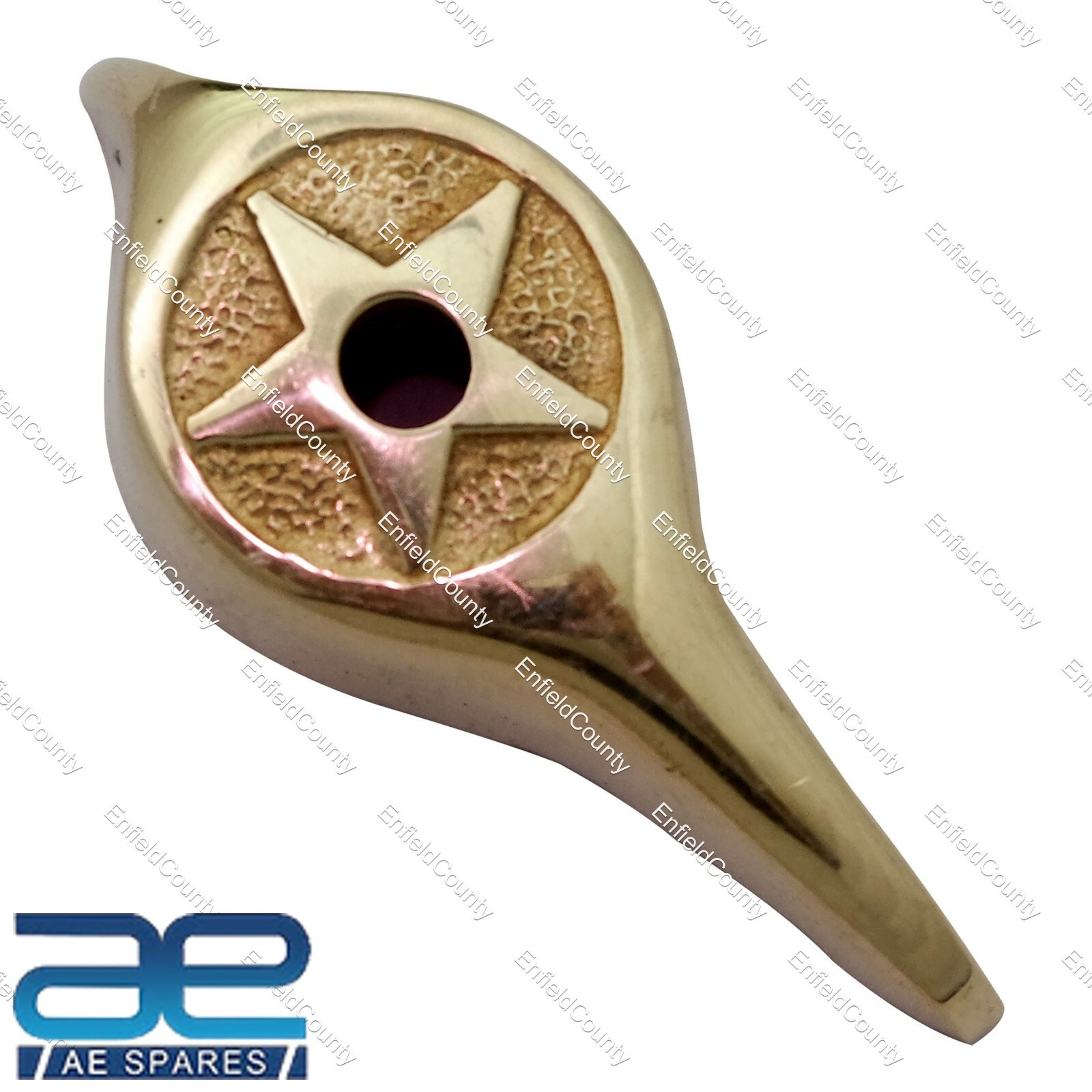 For Norton Royal Enfield Head Lamp Headlight Switch Knob Brass BSA 