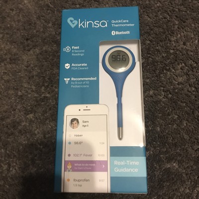Kinsa Bluetooth Quick Care - Individual Profiles -Track & Share -Thermometer