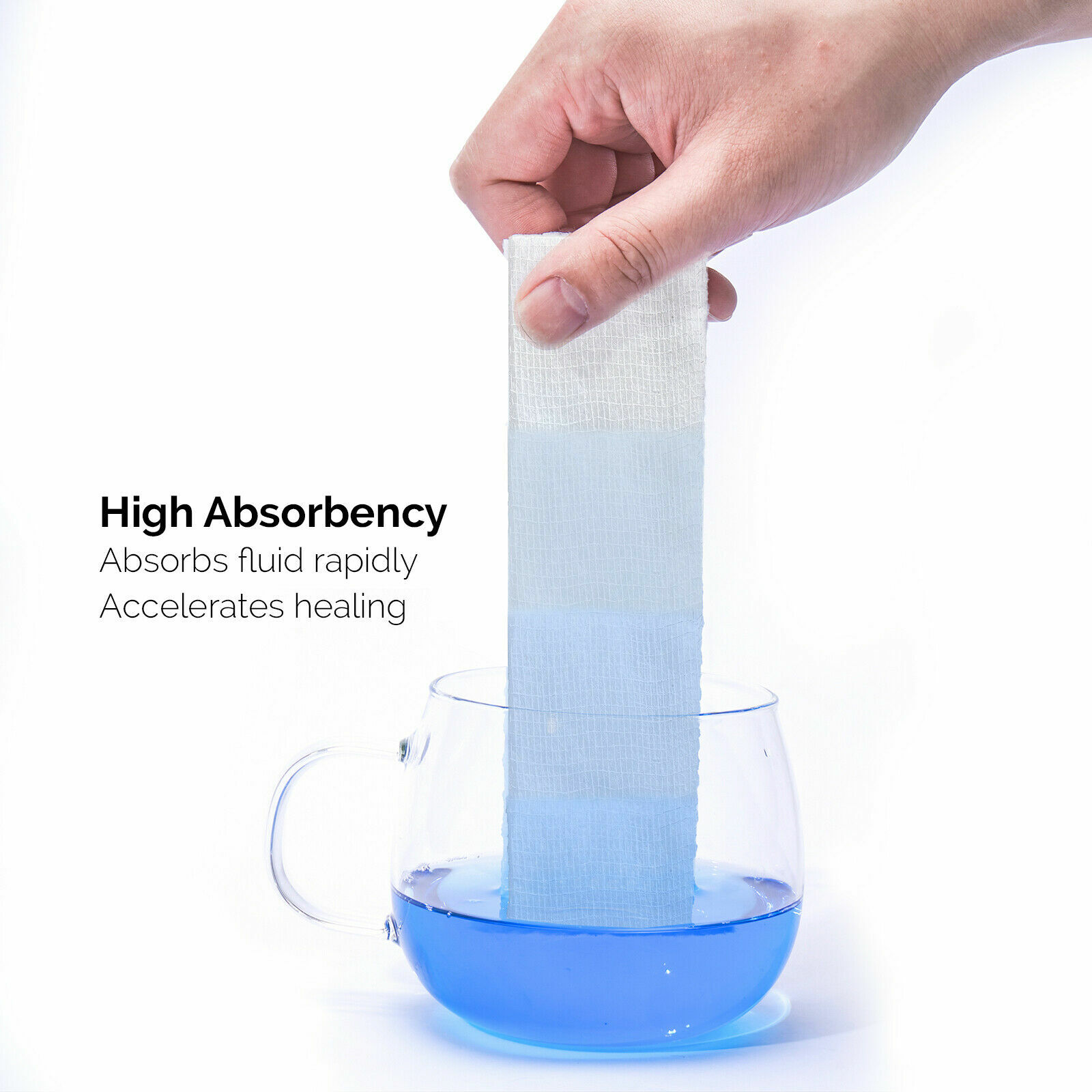 200PCS Non-Woven Sponge 4-Ply Medical Disposable Soft  Gauze Pad First Aid