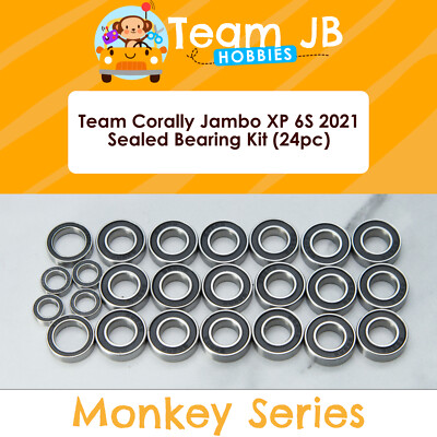 Team Corally Jambo XP 6S 2021 - 24 Pcs Rubber Sealed Bearings Kit