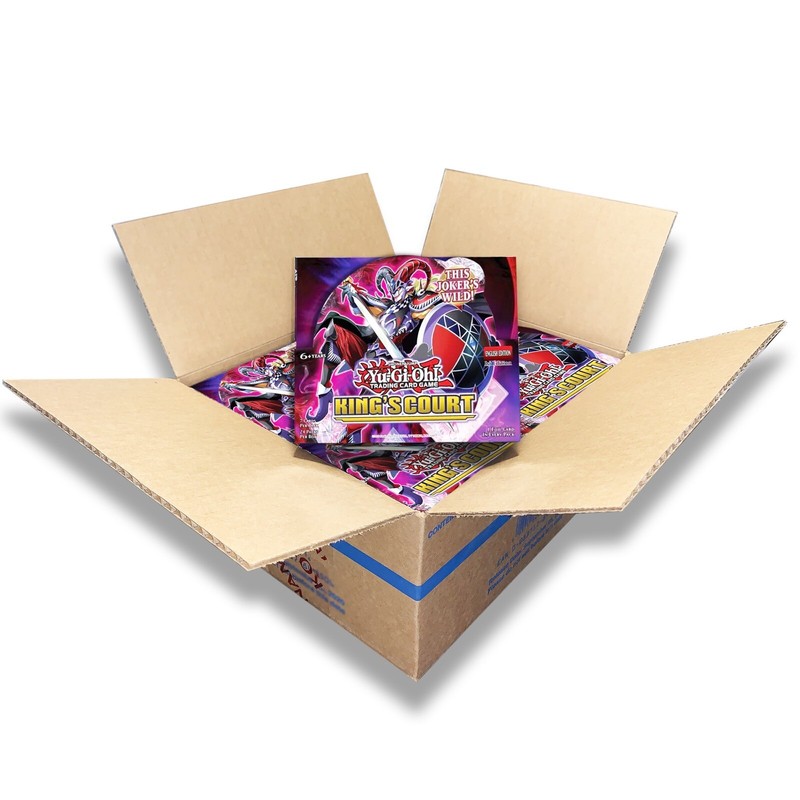 Yugioh King's Court Booster Case (12 Boxes) 1st Ed Factory