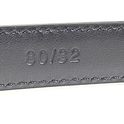Versace Women's La Medusa Leather Belt Black on Black DCDD442.DVTFN