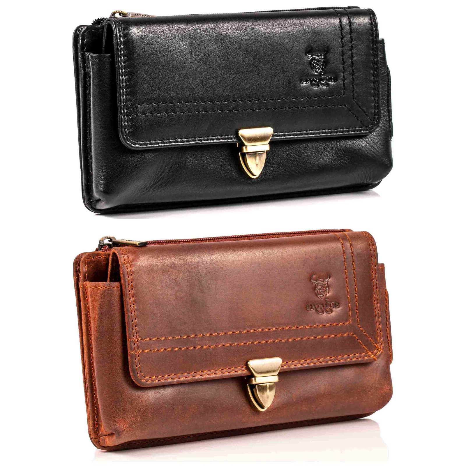 MATADOR BRISBANE Echt Leder Luxus Universal Handytasche Gürteltasche 6.9 Zoll