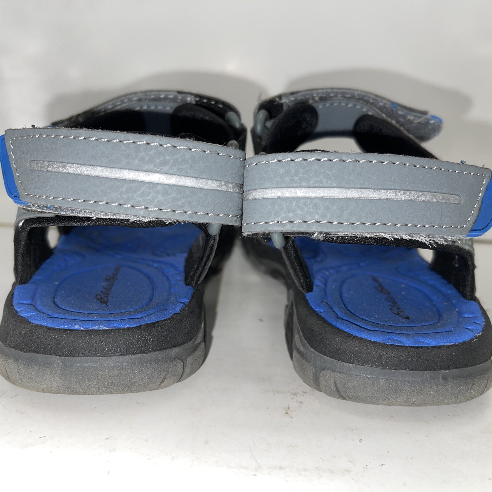 Eddie Bauer Boys Steve Outdoor Hiking Adjustable  Strap Ssndals Size 12 - Picture 8 of 11