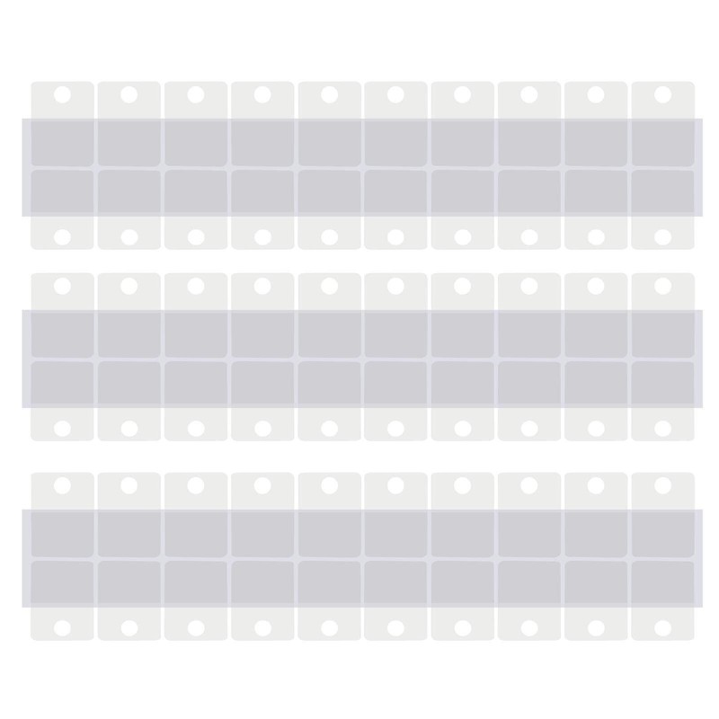 Create idea 300pcs 1.5x1 Inch Pegboard and Slatwall Hook Tabs