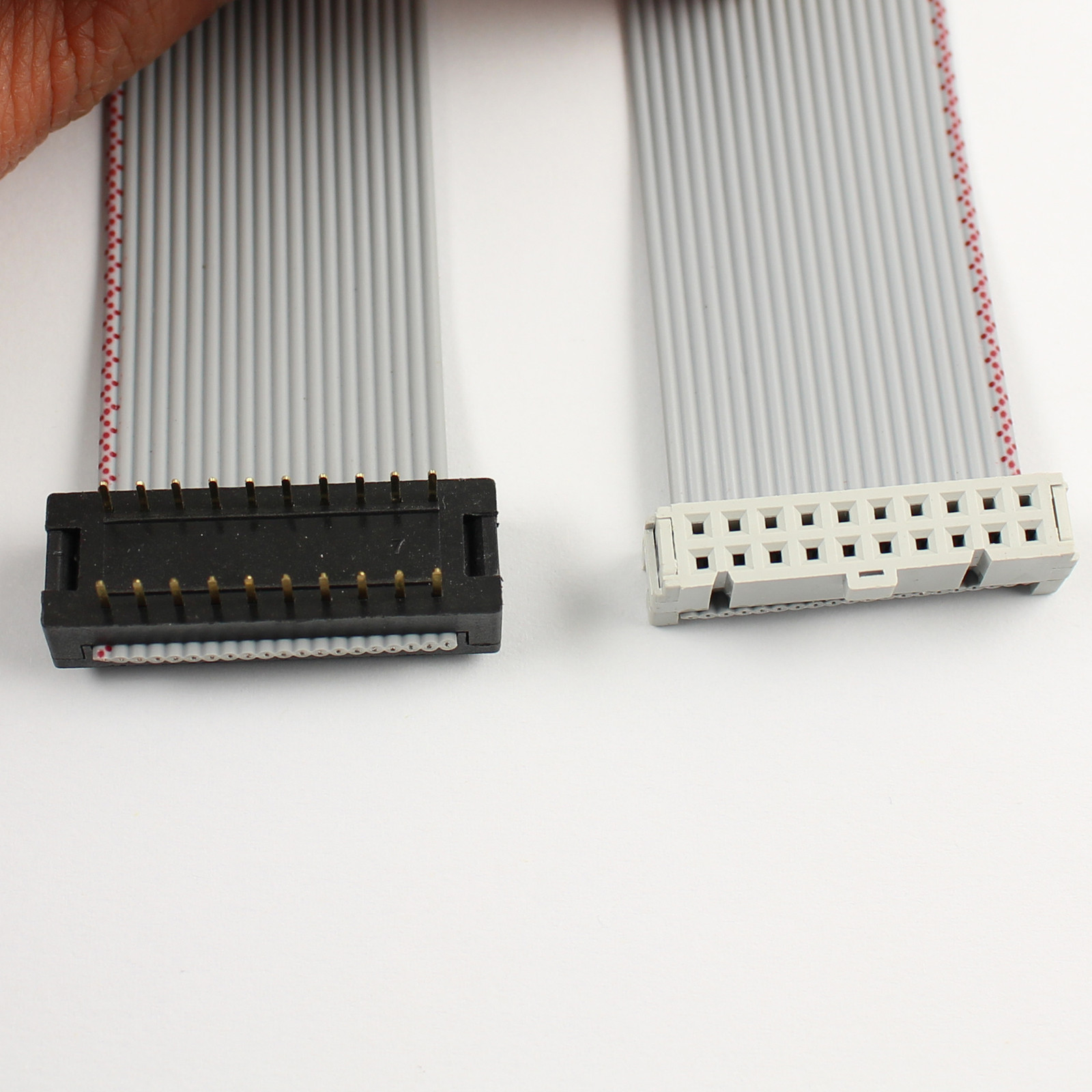 1PCS IDC Male 16 Pin Connector To IDC Female 16Pin Flat Ribbon Cable