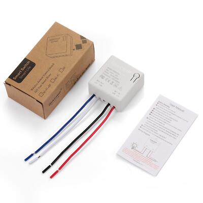 Wireless 433Mhz Smart Switch Light RF Wall Panel Switch Remote Control Receiver