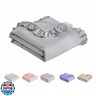 Ruffled Toddler Blanket Ruffle Comforter for Baby Toddler Girls, Soft Cozy Cute Quilted Blanket Breathable Microfiber Comfortable Down Alternative Small Size Quilt with Ruffle - 39
