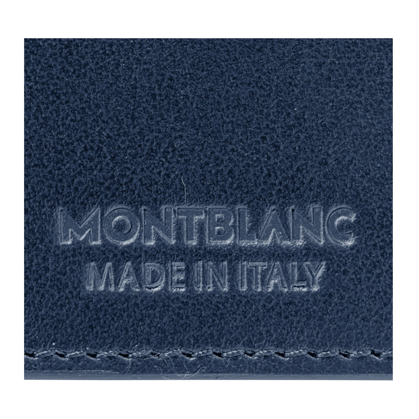 Pre-owned Montblanc Extreme 3.0 Leather 4cc Card Holder Case Cover Wallet Purse For Men In Blue