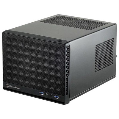 Black, ABS bezel, steel body, Mini-ITX, 1x3.5'' or 2x2.5'', 1x2.5'', 1x120 or 14...