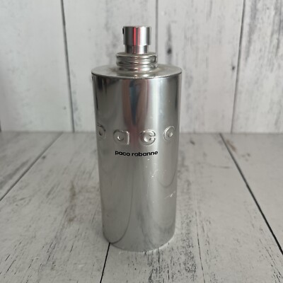 PACO RABANNE ALUMINIUM MEN 3.4oz/100ml SPRAY Half Full DISCONTINUED