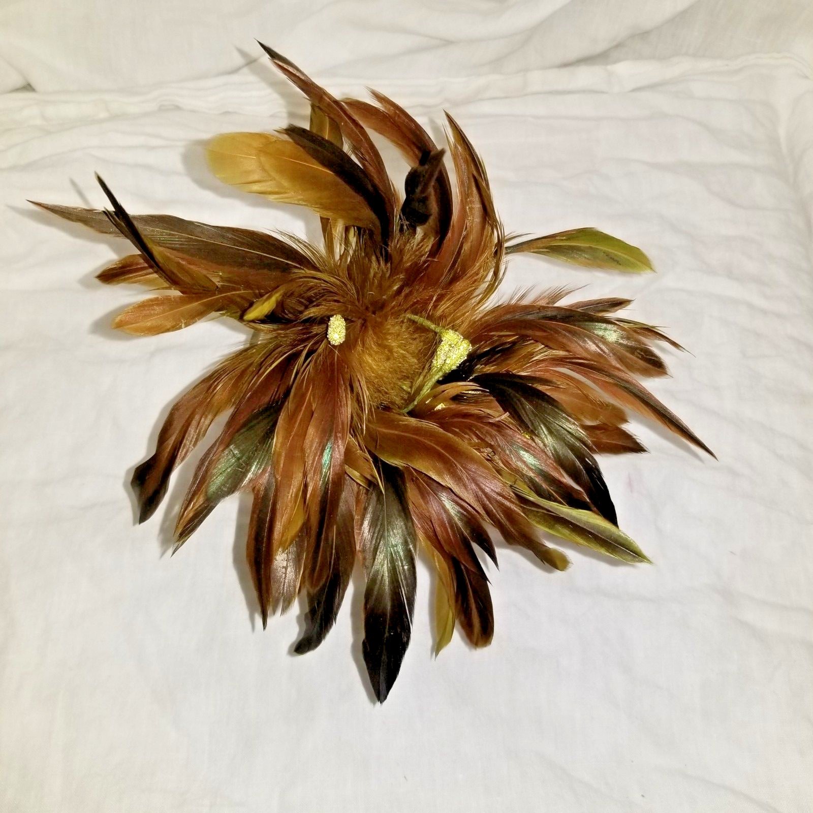 Hat Feather Flower Free Shipping Black Red Green Costume Cosplay Steampunk Quail