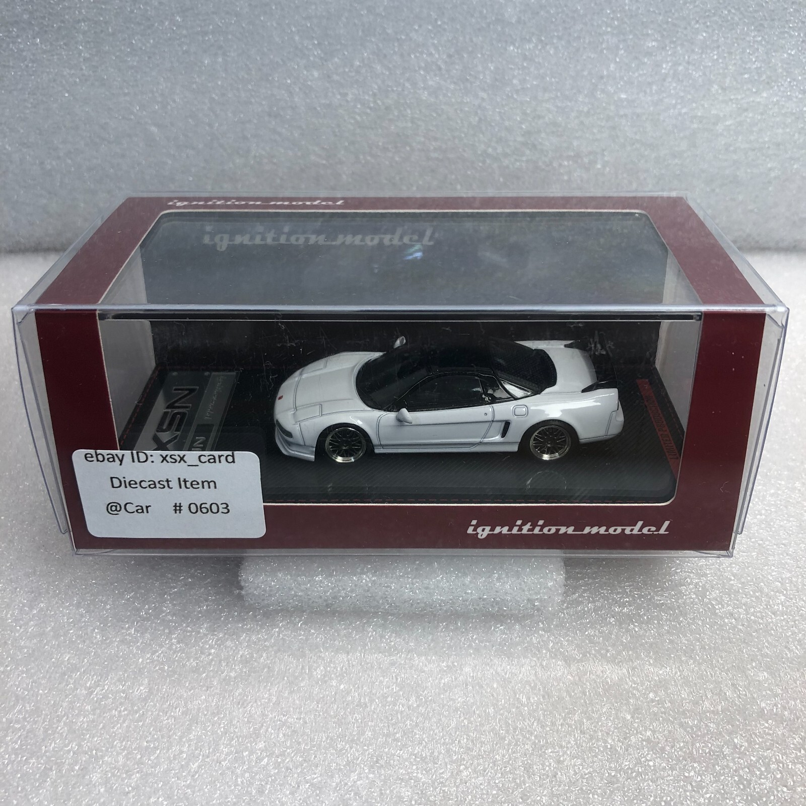 ignition.model NSX ホワイト 1/64 Ignition Model Honda-Acura Matte Pearl White NSX (NA1) 1:64