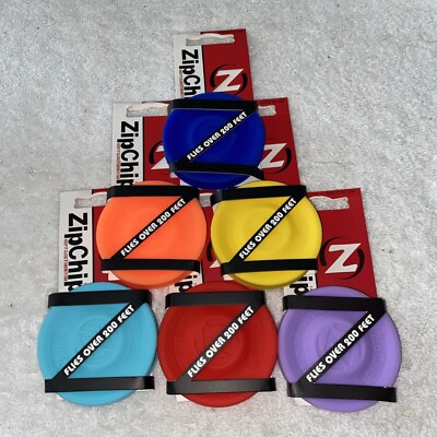 6pcs Mini Flying Discs Pocket Zip Chips Flying Disc Outside Beach Kids & Adults