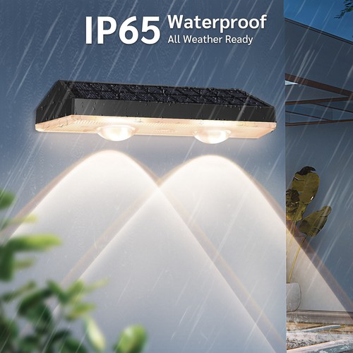 LED Solar Power Fence Lights Deck Door Wall Stair Step Outdoor Garden Decor Lamp