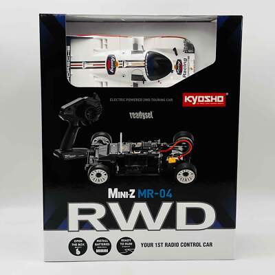 KYOSHO Mini-z Porsche ポルシェ 962 Kyosho RC Mini Z PORSCHE 962 C COUPE LH #1 RWD -RTR- *WHITE