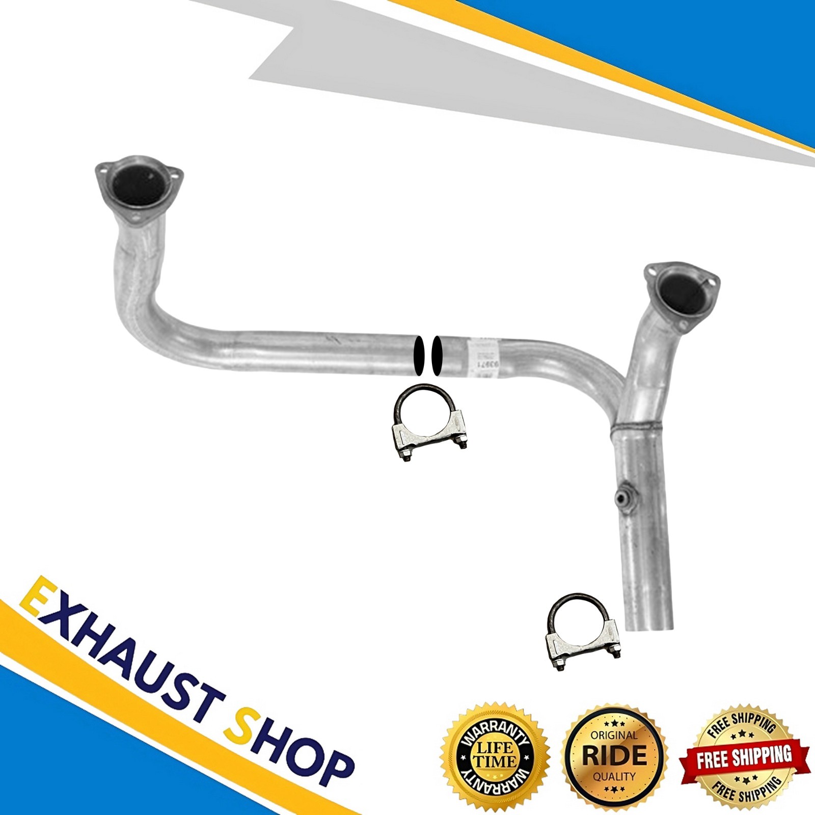 Front Y-pipe For 1988-1993 Chevy C1500&GMC C1500 4.3L ExceptClosedCoupledExhaust