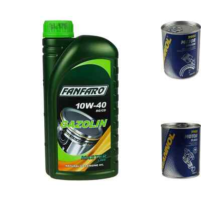 1L Olio Motore fanfaro Gazolin 10W-40 1xMotor Doctor + Motor Flush
