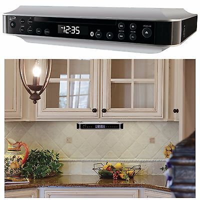 Under Cabinet Cd Player And Radio Kitchen Counter Bluetooth iLive Stereo Speaker